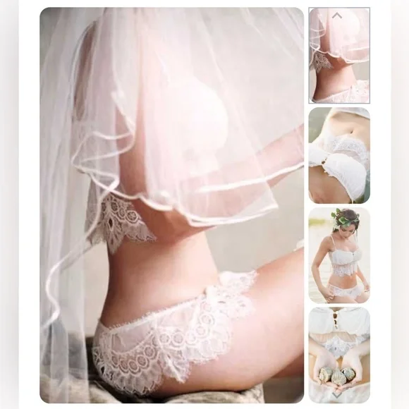 Love Me Camisole & Panty Set by Shell Belle Couture size Medium Gently used - Picture 4 of 7